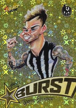 2018 Select Footy Stars - Starburst Caricatures Yellow #SBY13 Jamie Elliott Front